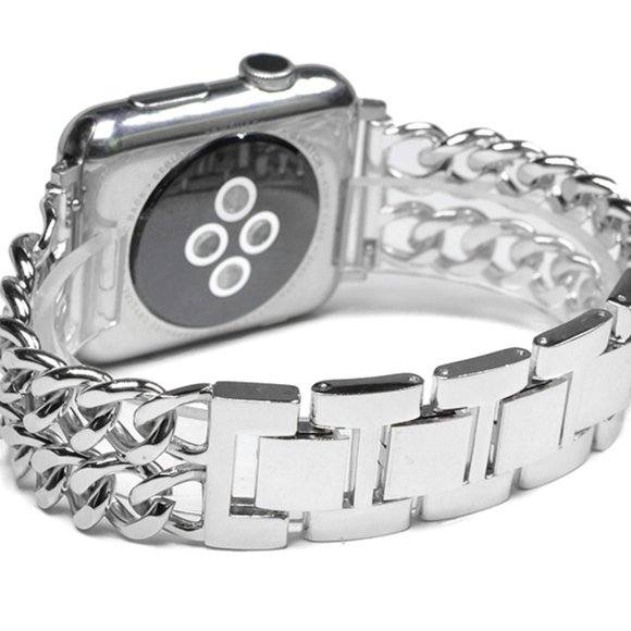 NEW Adjustable Stainless Wrist Strap Band For Apple Watch - Sliver - Picture 4 of 15